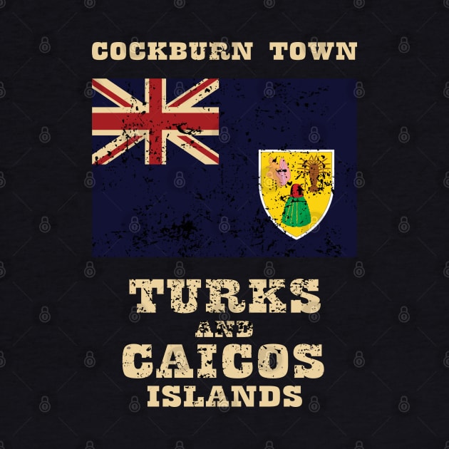 Flag of Turks and Caicos Islands by KewaleeTee